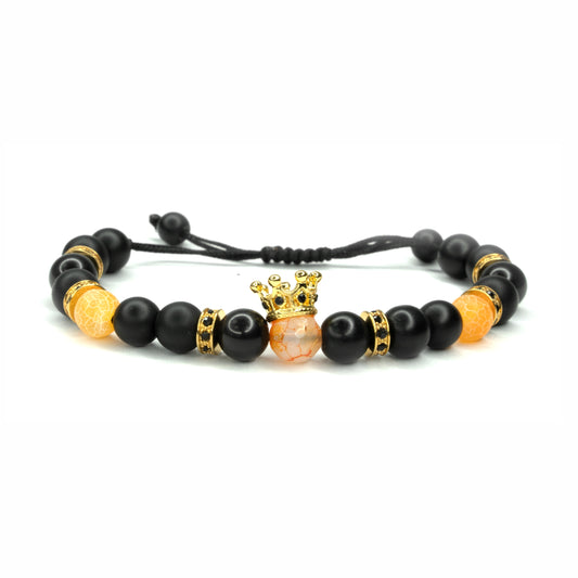 Pulsera Orange Stone King