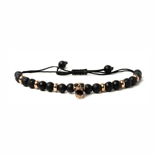 Pulsera Screaming Skull Rose