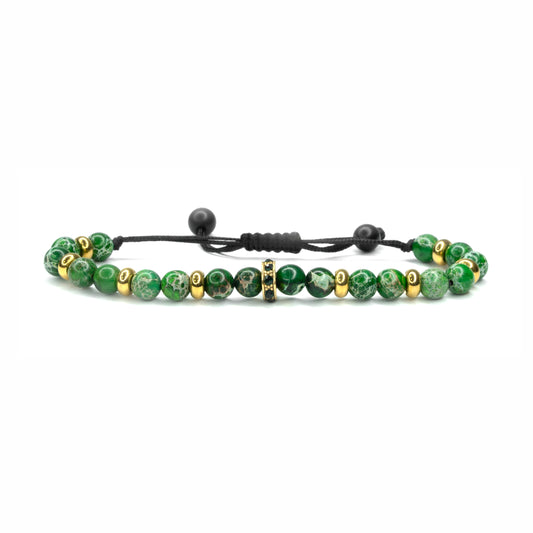 Pulsera Green/Gold Stopper