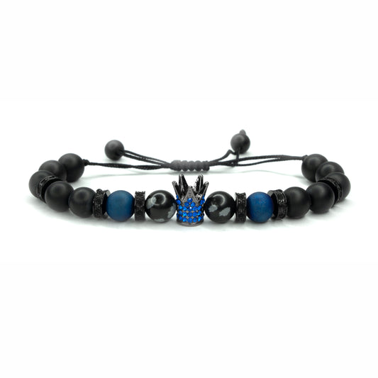 Pulsera Dark Blue King