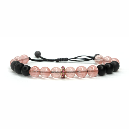 Pulsera Salmon Black Stopper