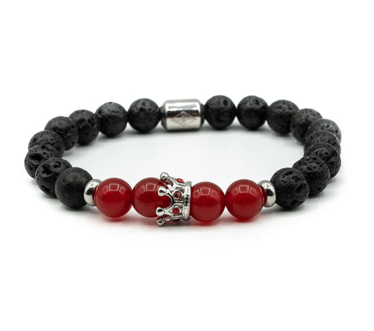 Pulsera con Corona Marques Silver/Red