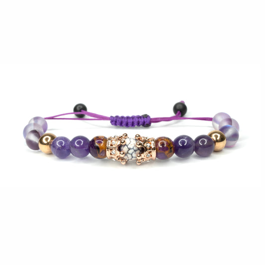 Pulsera Violet Double Queen