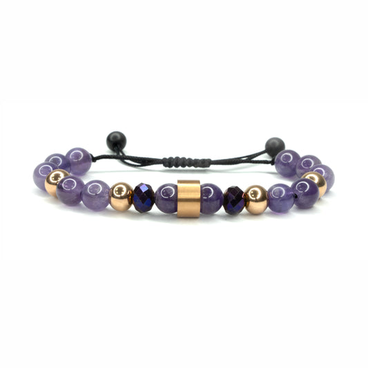 Pulsera Violet Minimal Rose