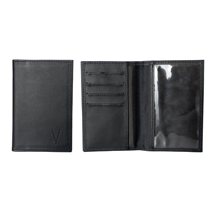 Porta Pasaporte Negro Mate