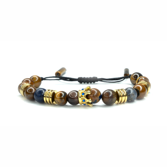 Pulsera Tiger Eyes King
