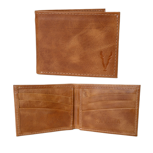 Billetera Compacta Mostaza Vintage