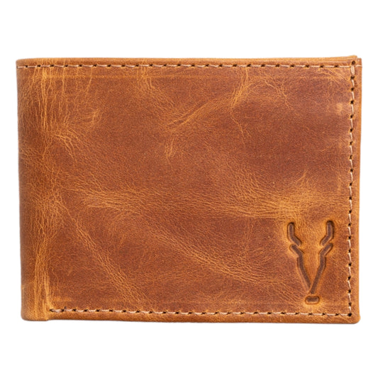Billetera Compacta Mostaza Vintage