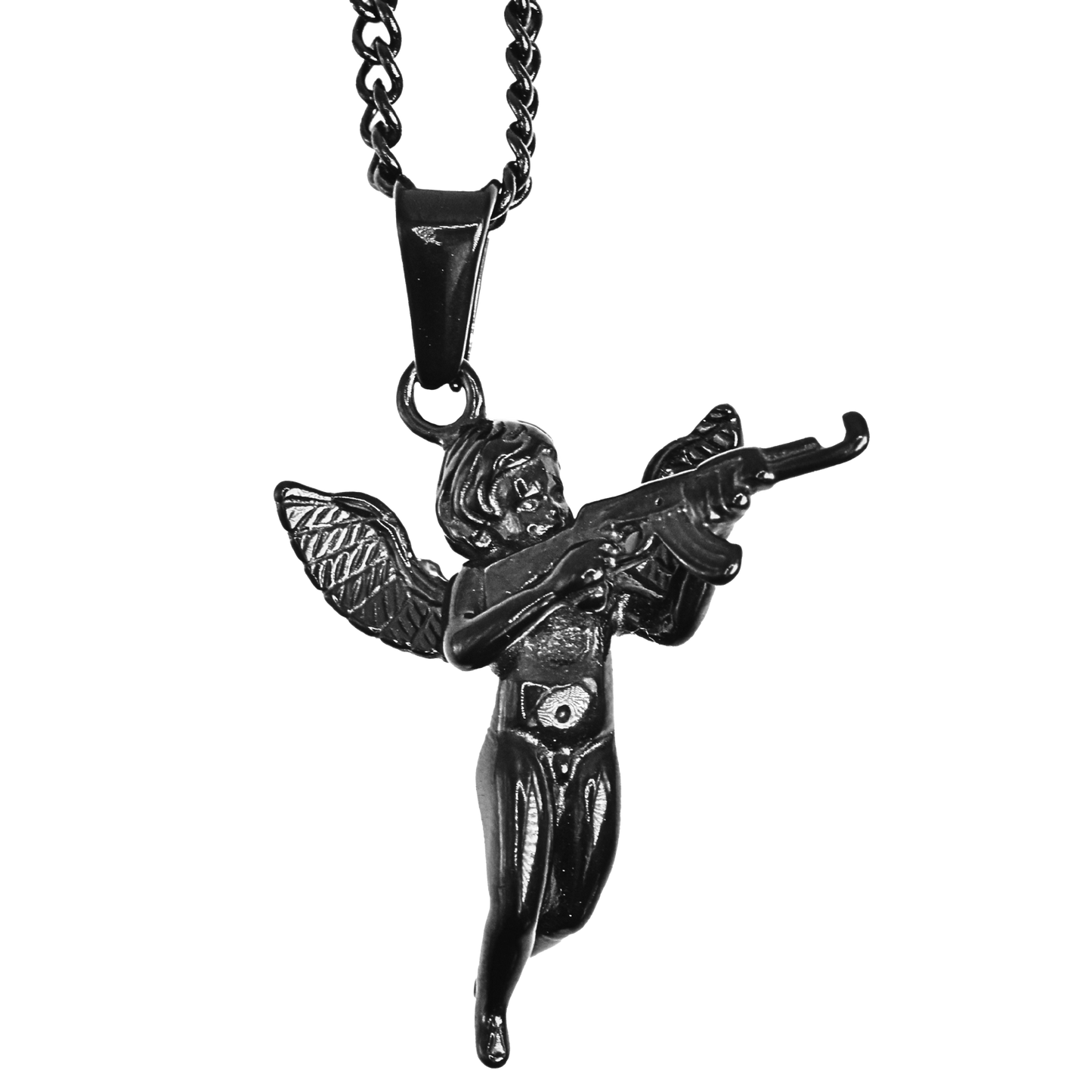 Cadena Cubana Fina con Dije de Cupido
