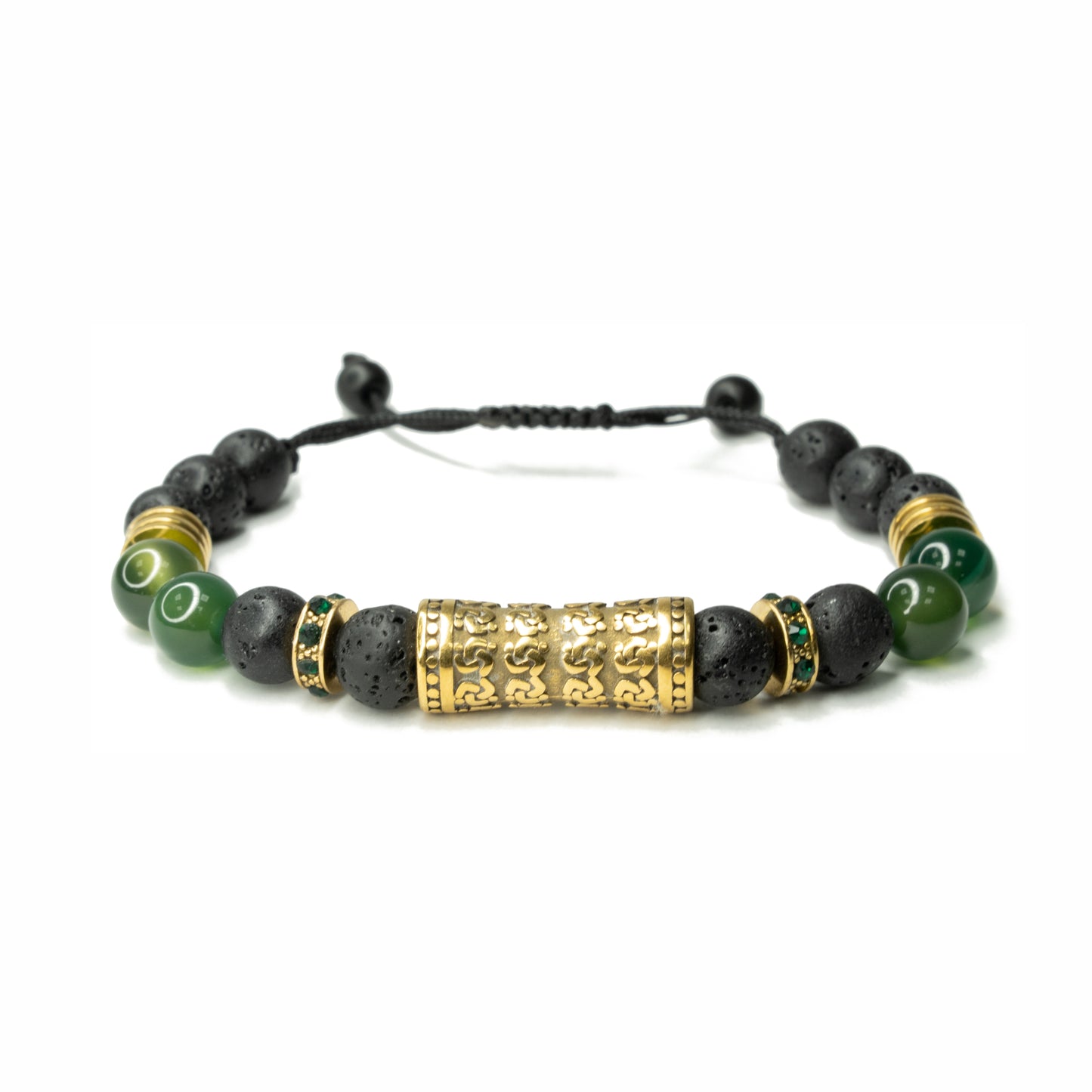 Pulsera Tibetan Moss Green