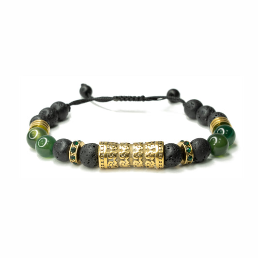 Pulsera Tibetan Moss Green