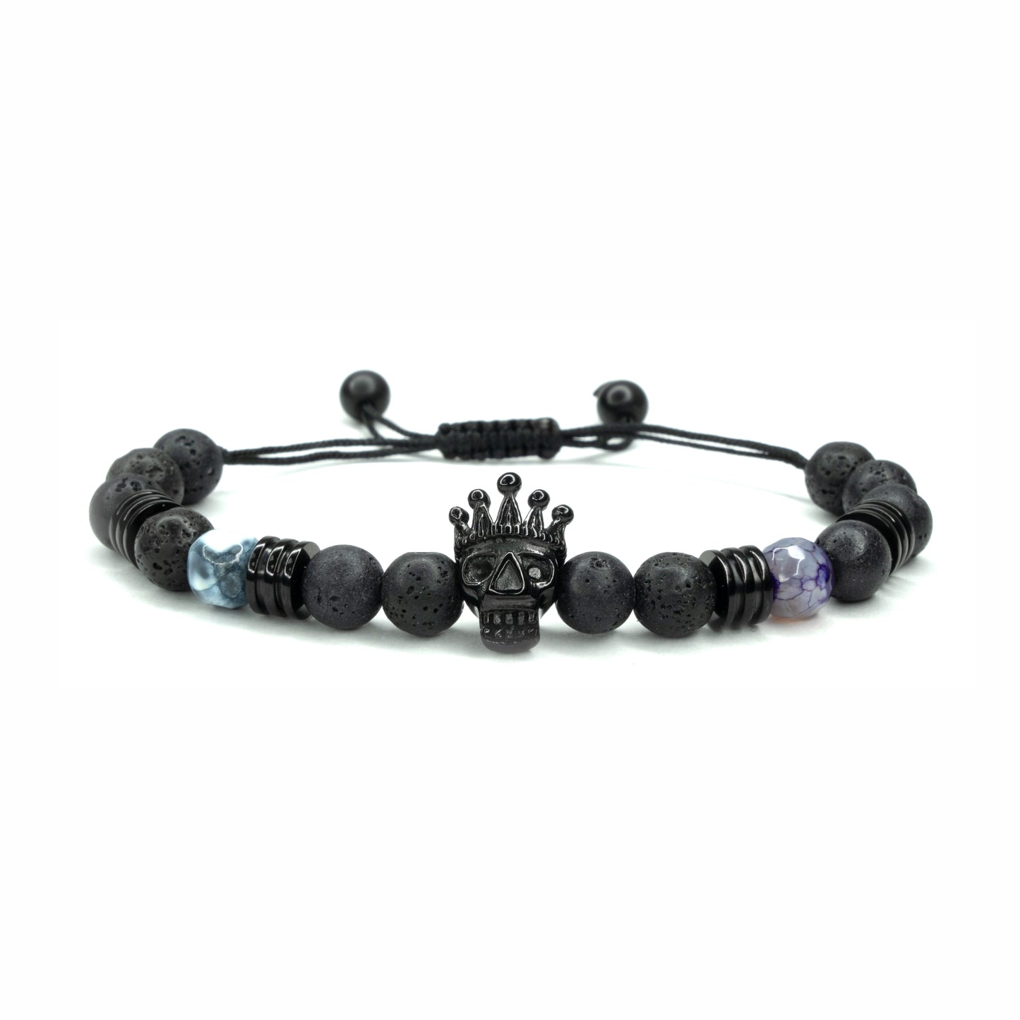 Pulsera Death King Black Volcanic