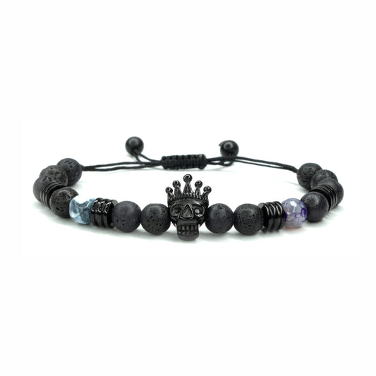 Pulsera Death King Black Volcanic