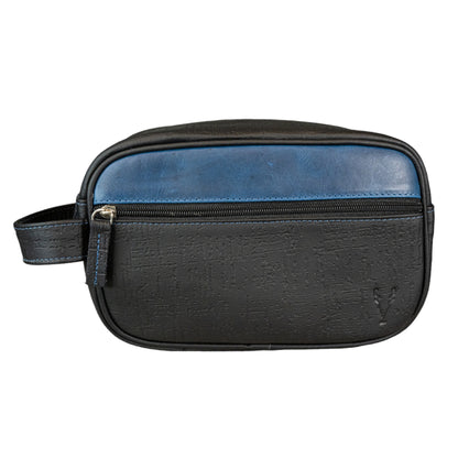 Neceser Compacto Negro Egipcio interior Azul Vintage