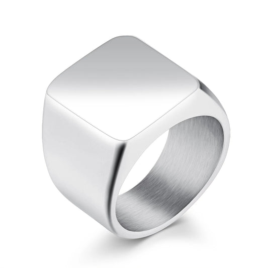 Anillo Cuadrado Acero Inoxidable