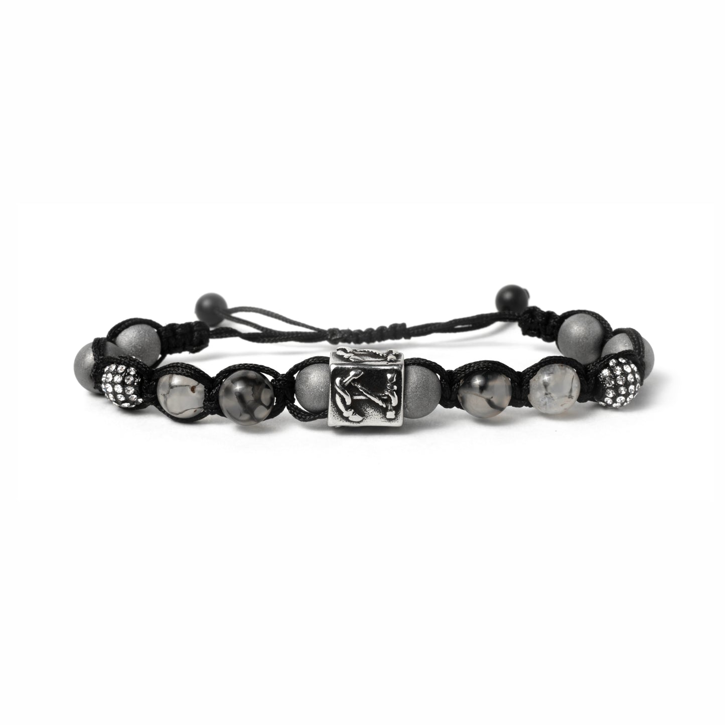 Pulsera Silver Grey Anchor