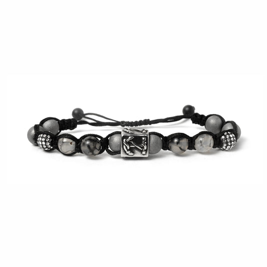 Pulsera Silver Grey Anchor