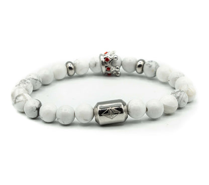 Pulsera con Corona Marques Acero Inoxidable / Blanca