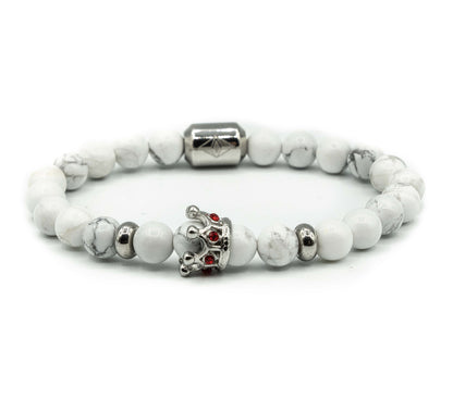 Pulsera con Corona Marques Acero Inoxidable / Blanca