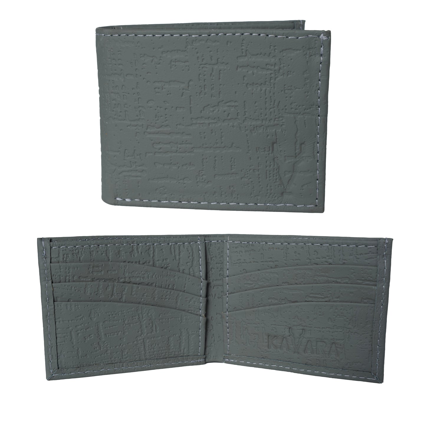 Billetera Compacta Gris Egipcio