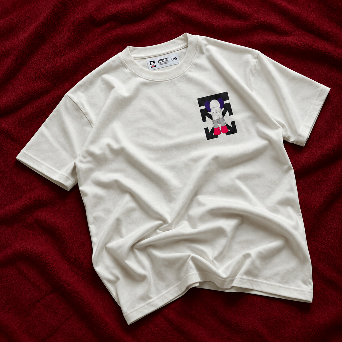 Remera Off White Lila