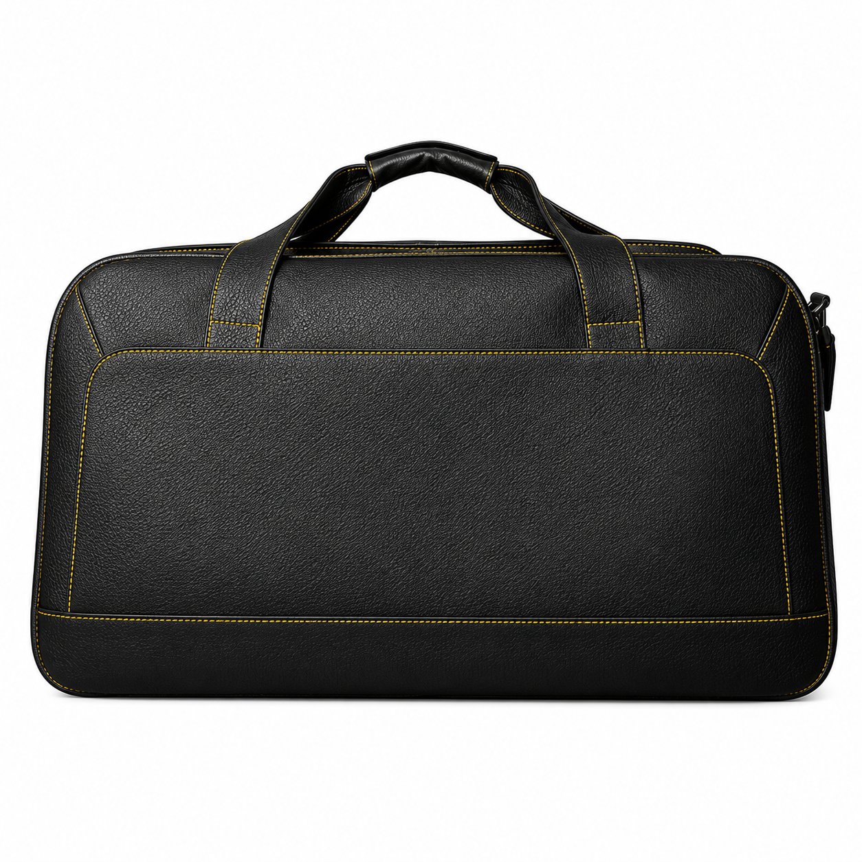 Travel Bag Negro Granulado interior Amarillo