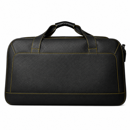 Travel Bag Negro Granulado interior Amarillo