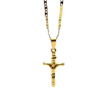 Cadena Stud con Crucifijo Tipo 2