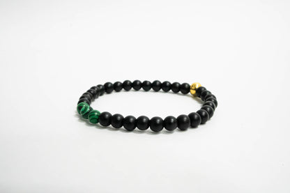 Pulsera Minimalista Malaquita Onyx