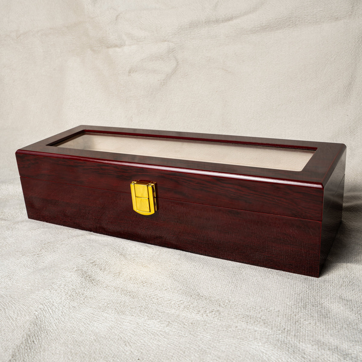 Caja Organizadora Bordo Madera 6 Espacios