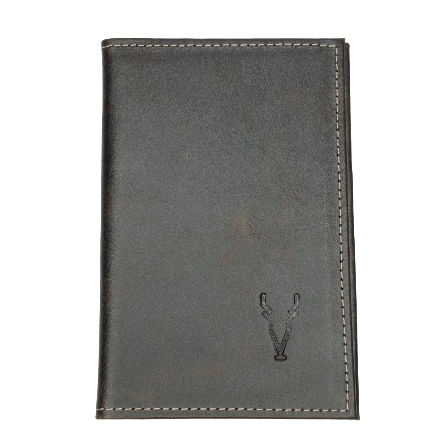 Porta Pasaporte Marron Oscuro Vintage