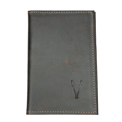 Porta Pasaporte Marron Oscuro Vintage