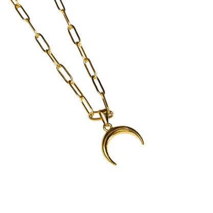 Cadena Clip con Media Luna