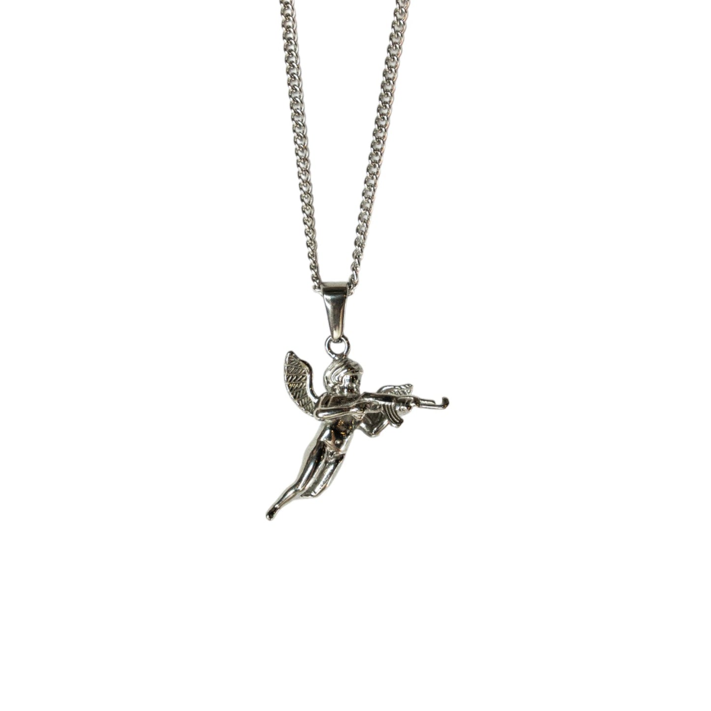 Cadena Cubana Fina con Dije de Cupido