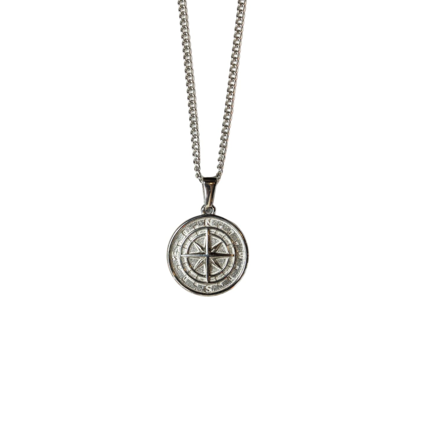 Cadena Cubana Fina con Dije de Compass