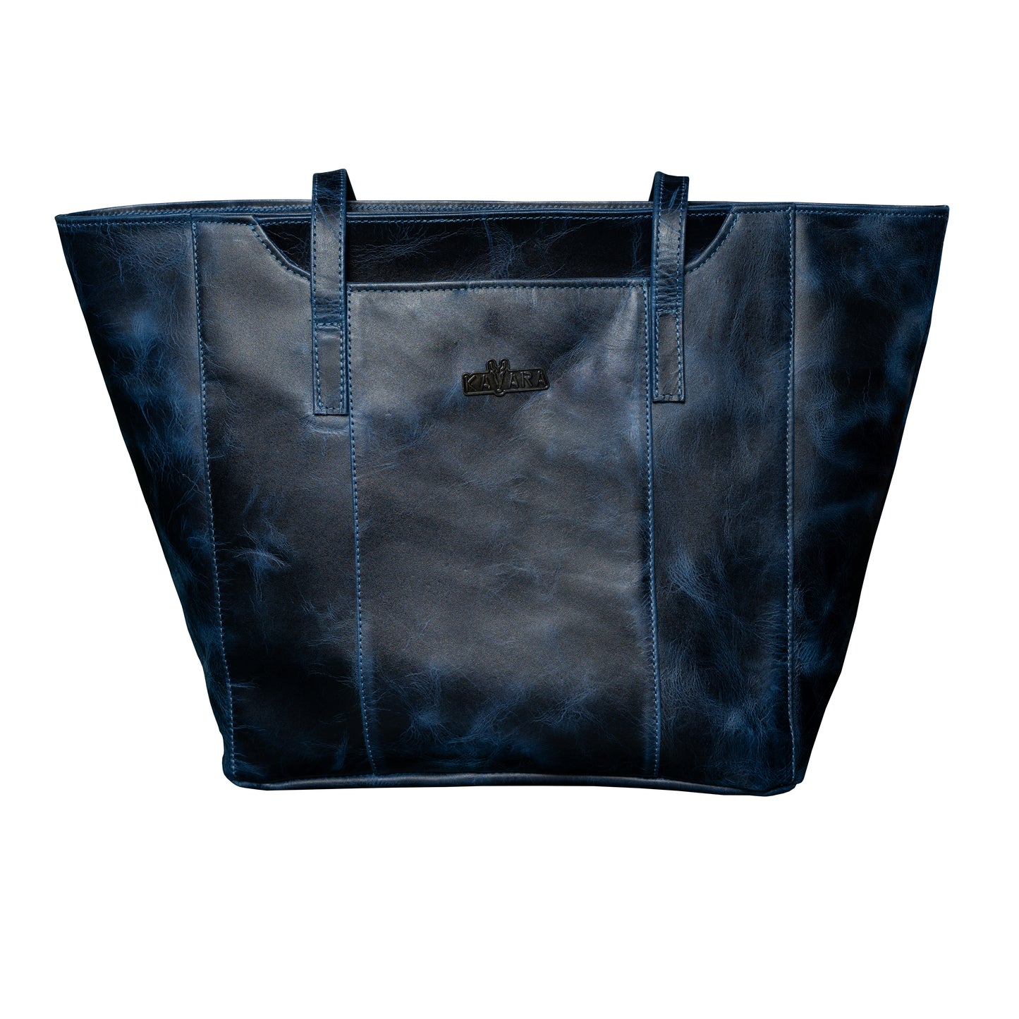 Cartera Tote Azul Vintage