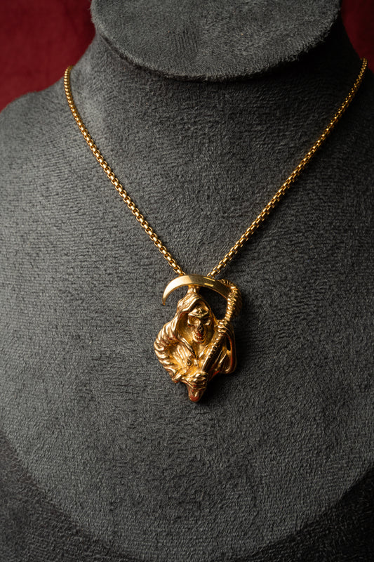 Cadena Pearl con Dije Grim Reaper 2