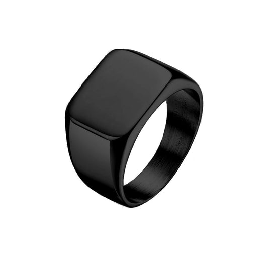 Anillo Rectangular Rodio