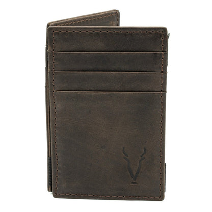 Billetera Magica Marron Oscuro Vintage