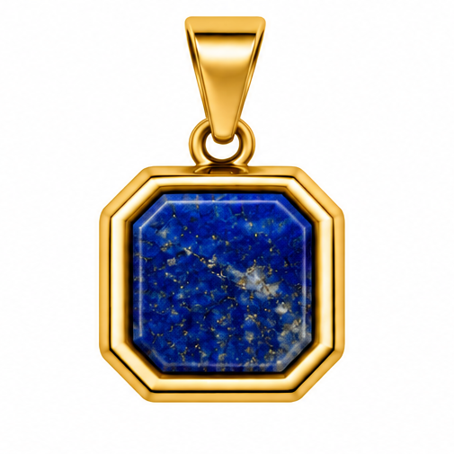 Dije Square Lapislazuli
