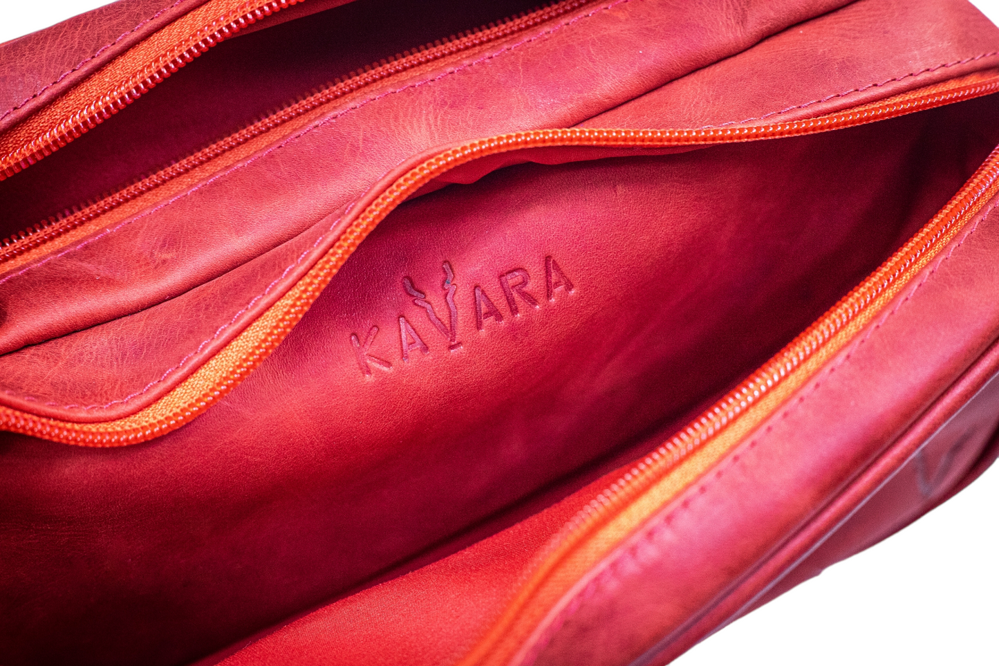 Neceser Doble Rojo Vintage