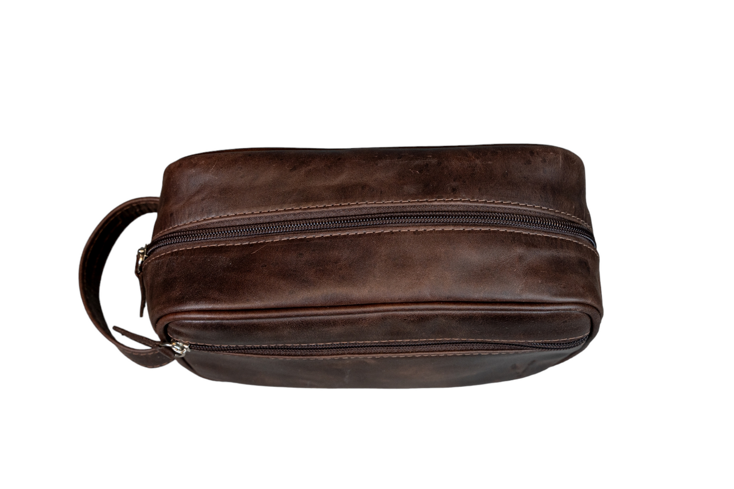 Neceser Compacto Marron Oscuro Vintage