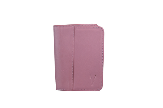 Porta Pasaporte Rosa Viejo