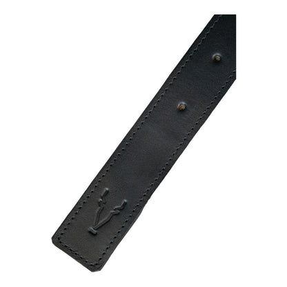 Cinto Doble Faz Azul Vintage con Negro Mate