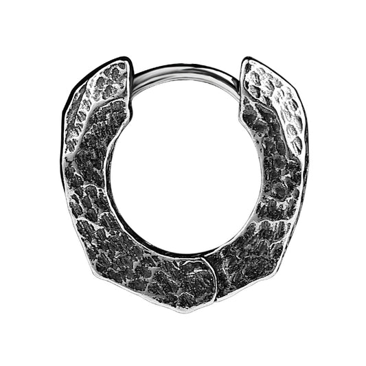 Earring Burnt Silver