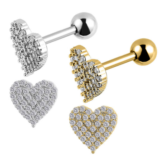 Corazon con Zircones