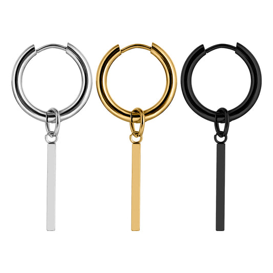 Bar earring hoop