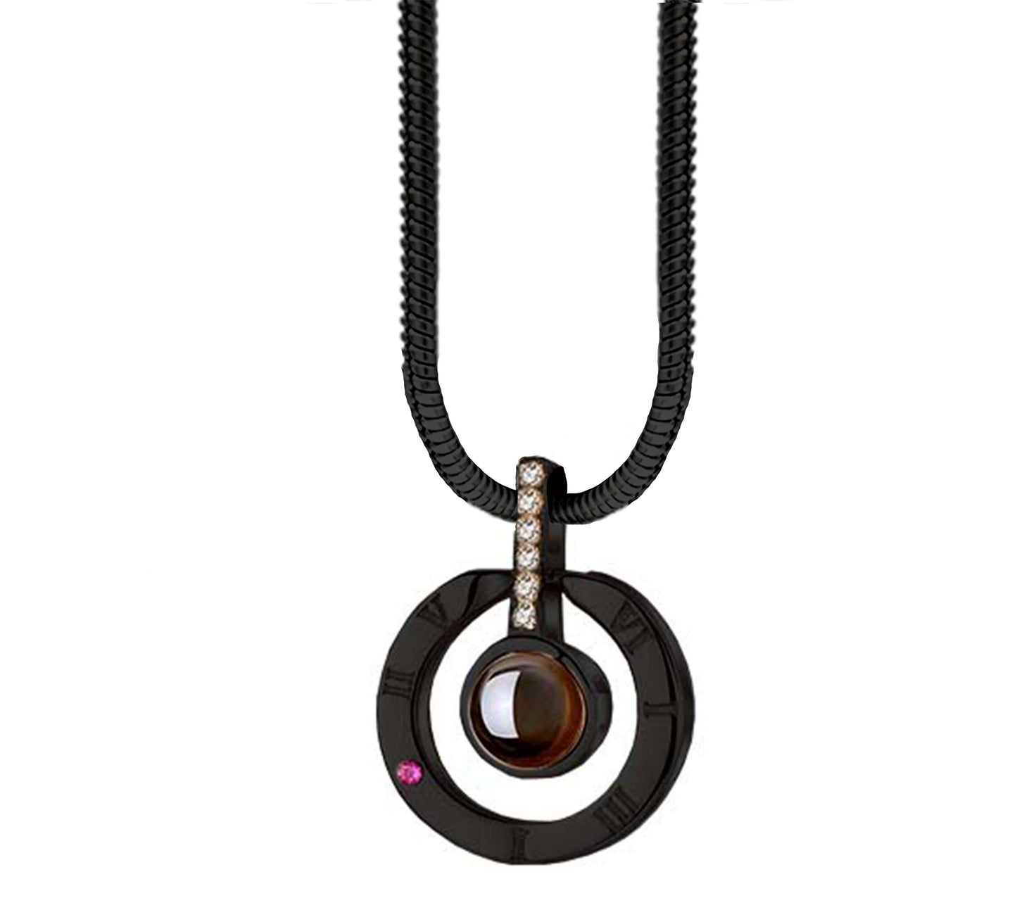 Cadena Ajustable con Dije Te amo en 100 Idiomas