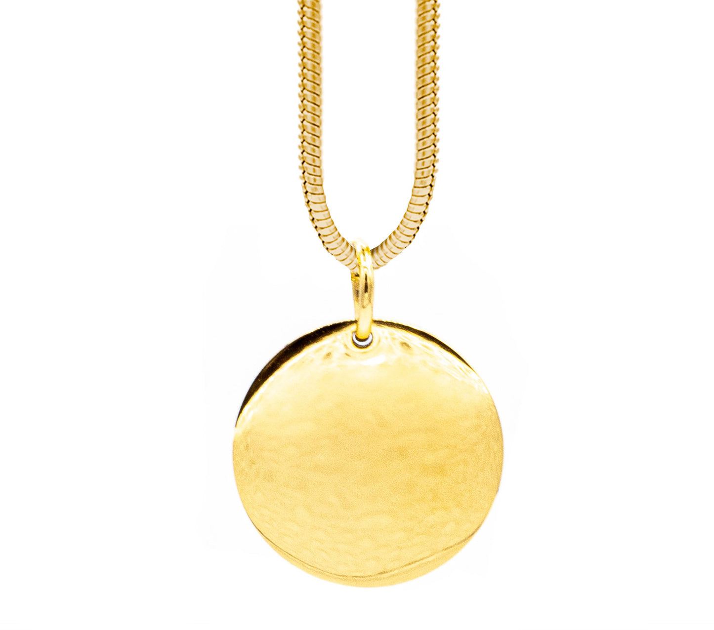 Cadena Ajustable con Medalla Circular