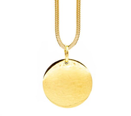 Cadena Ajustable con Medalla Circular